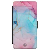 Samsung Galaxy S21 flipcase - Marble colorbomb - thumbnail
