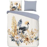 Good Morning Dekbedovertrek "bloemen en vogels" - Multi - (200x200/220 cm) - Katoen - thumbnail