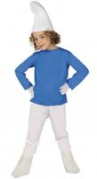 Smurf kostuum kind blauw - thumbnail