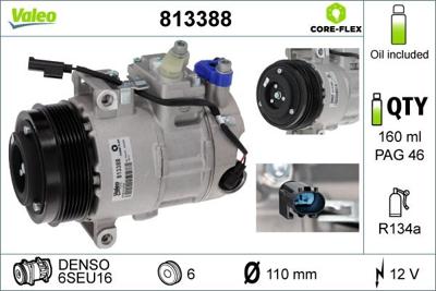 Compressor, airconditioning 813388