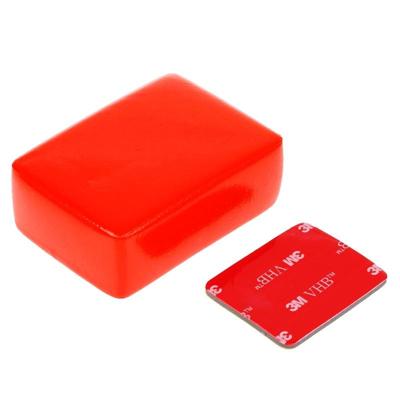 Achterdeur Floaty spons met 3M Sticker voor GoPro HERO4 /3+ /3/2 /1(rood)