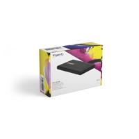 TooQ TQE-2510B - behuizing voor 2,5 inch harde schijven (SATA I/II/III tot 9,5 mm hoogte, USB 2.0), aluminium, LED-display, zwart, 80 g - thumbnail