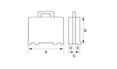 Bahco gereedschapsapskoffer hd met gereedschapspallets | 4750rchd011