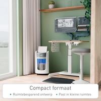 Leitz IQ OptiMax Home Office 225 papiervernietiger Microversnippering 58 dB Grijs, Wit - thumbnail