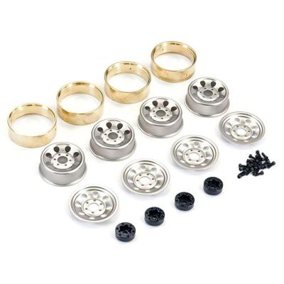 FTX - Outback Mini X/Xp Steelie W/Brass Inner Bead 1,2" Wheels (FTX9449)