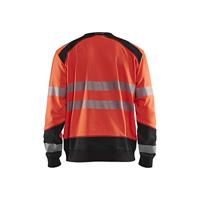 Blåkläder Sweatshirt High-Vis 35412528 | High-Vis Rood/Zwart | Maat M - 7330509621189 - thumbnail