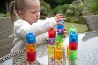 Tickit Doorschijnende Kleurenpotten 18 stuks - thumbnail