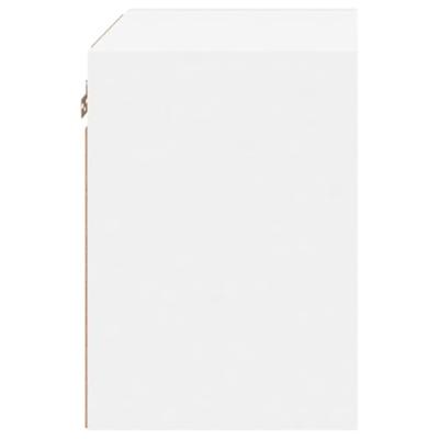 Nachtkastje met LED's wandgemonteerd wit