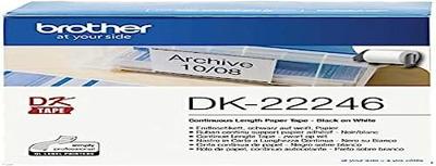 Brother DK-22246 Rol met etiketten 103 mm x 30.48 m Papier Wit 1 stuk(s) Permanent hechtend DK22246 Verzendetiketten, Universele etiketten