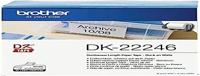 Brother DK-22246 Rol met etiketten 103 mm x 30.48 m Papier Wit 1 stuk(s) Permanent hechtend DK22246 Verzendetiketten, Universele etiketten - thumbnail