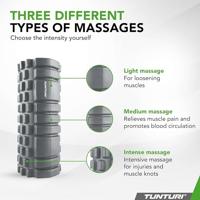 Tunturi Yoga Grid Foam Roller 33 cm | Ø 13 cm | grijs - thumbnail