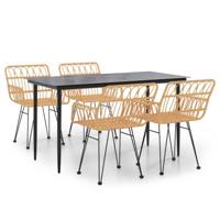 5-delige Tuinset poly rattan - thumbnail