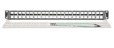 Intellinet 48-Port Patchpanel geschirmt und unbestückt 1 HE schwarz für Keystone-Jacks 483 mm (19) Zonder connectoren 1 HE Zwart Niet ingericht Intellinet 48-Port Patchpanel geschirmt und unbestückt 1 HE schwarz für Keystone-Jacks 483 mm (19) Zonder connectoren 1 HE Zwart Niet ingericht