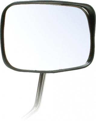 OXC Deluxe Oblong Achteruitkijkspiegel Anti reflecterend Regenbescherming - Zwart