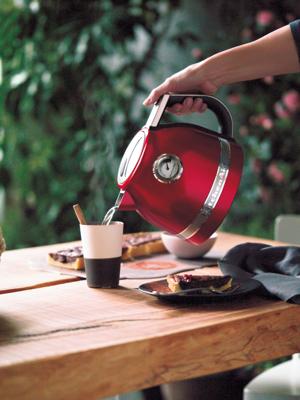 KitchenAid Waterkoker Artisan - temperatuurregeling - appelrood - 1.5 liter - 5KEK1522ECA
