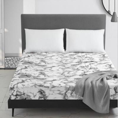 Marmeren patroon bed Dust Cover matras beschermende case Hoeslaken cover Bedclothes grootte: 138X190X30cm (wit) Marmeren patroon bed Dust Cover matras beschermende case Hoeslaken cover Bedclothes grootte: 138X190X30cm (wit)