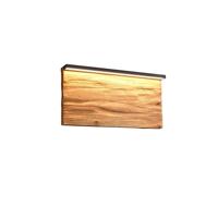 Trio Design wandlampKalea zwart met hout 30cm - 255519130 - thumbnail