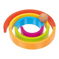 Goki houten bouwblokken kleur, 41dlg. - thumbnail