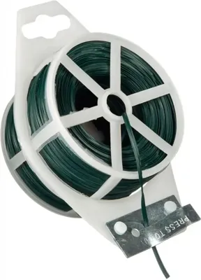 Nature bindband met metalen kern 50 m groen