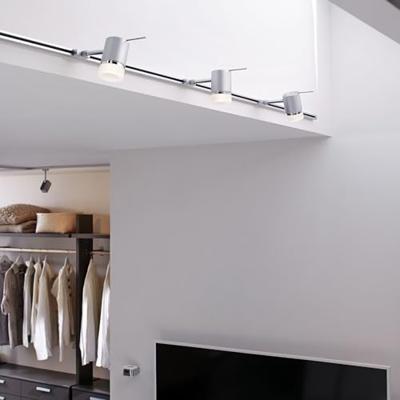 Paulmann Pipe 230V-railsysteem lamp URail GU10 10 W LED Chroom (mat), Chroom
