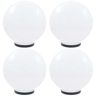 VidaXL Led-bollampen 4 st rond 40 cm pmma