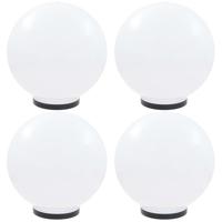 VidaXL Led-bollampen 4 st rond 40 cm pmma - thumbnail