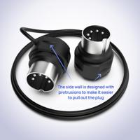 CME 4-pack 5-pins DIN MIDI kabels 60 cm - thumbnail