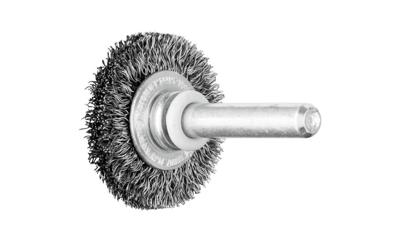 Pferd staalborstel op stift 30x6x6 0.2 staal