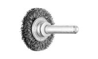 Pferd staalborstel op stift 30x6x6 0.2 staal - thumbnail