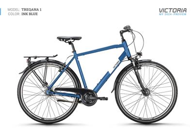 VICTORIA trekkingfiets "treqana 1" mod. 24 bike vict.treqana 1 28/58 diam. 7sp ink blue