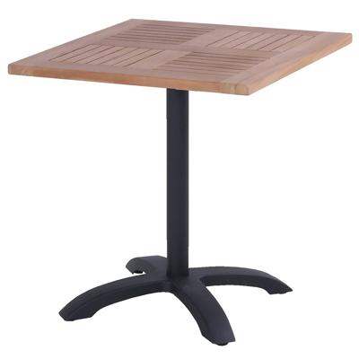 Hartman Outdoor Inklapbare Bistrotafel Sophie Teakhout, 70 x 70cm - Zwart - Vierkant Hartman Outdoor Inklapbare Bistrotafel Sophie Teakhout, 70 x 70cm - Zwart - Vierkant