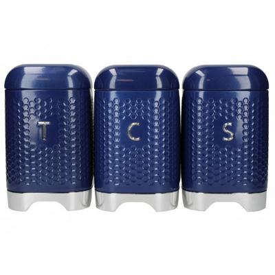 KitchenCraft Voorraadpotten Lovello Midnight Navy 3 stuks