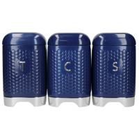 KitchenCraft Voorraadpotten Lovello Midnight Navy 3 stuks - thumbnail