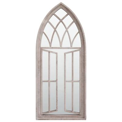 VidaXL Spiegel 70x30 cm ijzer zandkleurig