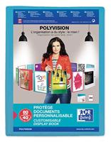 Showalbum Oxford Polyvision A4 40-tassen PP blauw | 12 stuks - thumbnail