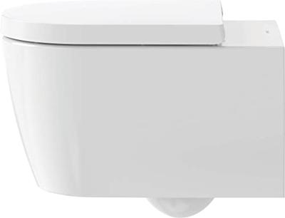 Duravit ME by Starck hangtoilet inclusief toiletbril Rimless Wondergliss 37x57x35 5cm wit - thumbnail