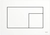 TECE Velvet bedieningspaneel wit voor TECE Profil - thumbnail