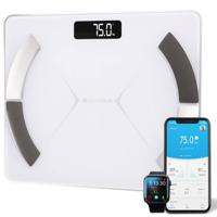 Slimme Bluetooth Weegschaal Wit - Silvergear - thumbnail