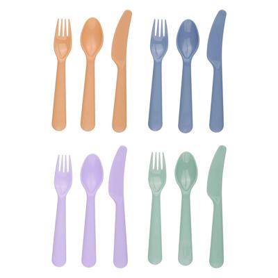 Pic Gekleurd bestekset, 12dlg,