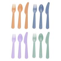 Pic Gekleurd bestekset, 12dlg, - thumbnail