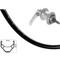 ACHTERWIEL 28 SP. ALU SPAAK 13 ZWART BASIC VENT REMNAAF - thumbnail