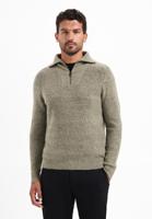 No- Excess Pullover Wing Collar Half Zip Soft Woolblend 29210 Trui 015 Sand - thumbnail