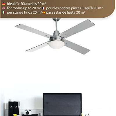 Beacon RVS plafondventilatorAirfusion Quest II Ø 122cm - 210334