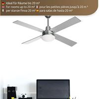 Beacon RVS plafondventilatorAirfusion Quest II Ø 122cm - 210334 - thumbnail