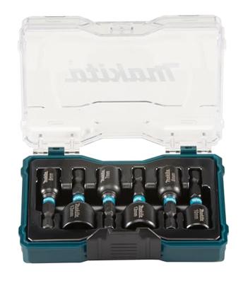 Makita Impact Black Krachtdoppenset 1/4" Zeskant | 6-delig - E-15768 - thumbnail