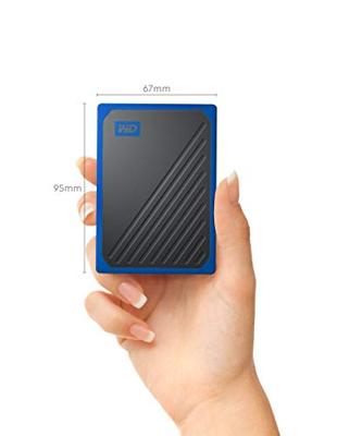 Western Digital My Passport Go 1000 GB Zwart, Blauw Western Digital My Passport Go 1000 GB Zwart, Blauw