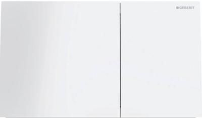 Geberit Drukplaat Sigma 70 Frontbediening 2-toets Glas Wit