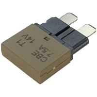 Hansor CBE1-0714 Zekeringautomaat standaard vlakzekering 7.5 A Bruin 1 stuk(s) - thumbnail