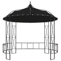 VidaXL Prieel rond 300x290 cm antraciet - thumbnail