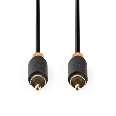 Digitale Audiokabel | RCA male - RCA male | 1,0 m | Antraciet